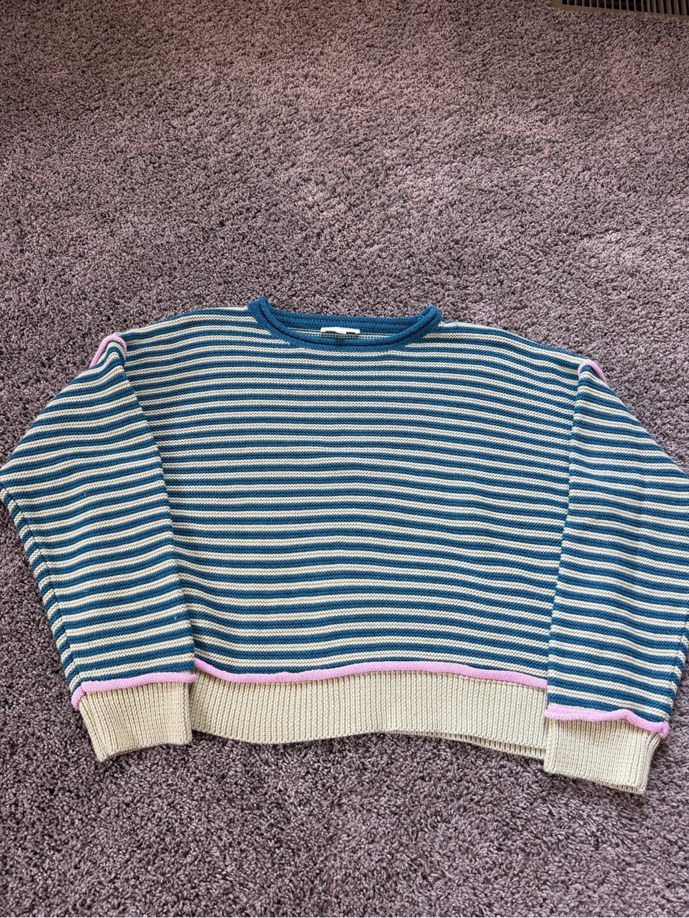 Sunday Edition Women’s Stripe Sweater